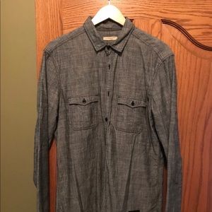 Burberry Brit Men's Button Down Gray